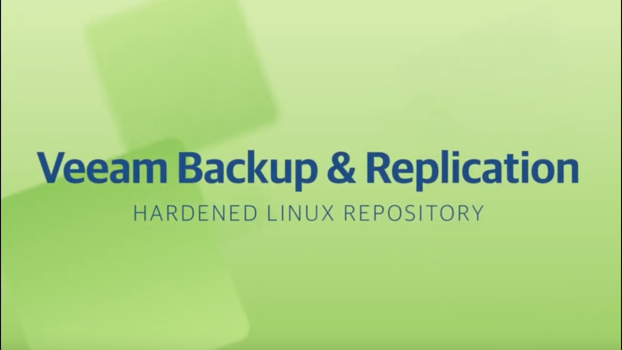 Veeam Backup & Replication v11 Demo Video – Ransomware Protection video