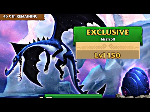 MISTROLL (New Exclusive Windwalker) Max Level 150 Titan Mode - Dragons:Rise of Berk