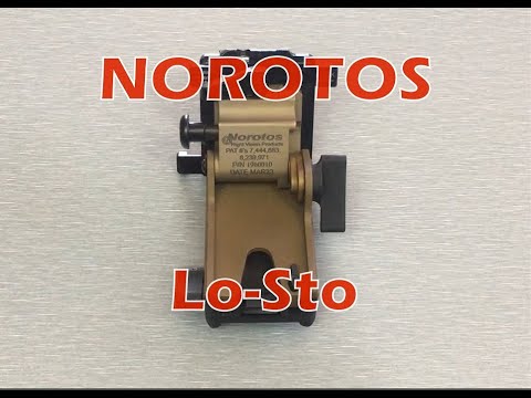 Norotos Lo-Sto Push Button NVG Helmet Mount USMC Configuration