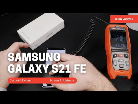 SAMSUNG Galaxy S21 FE Jasność Ekranu Screen Brightness