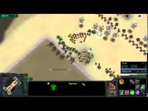 Starcraft 2 Arcard Desert Strike 1v3
