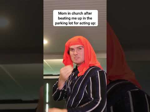 When Mom Disciplined You Before Going To Church.