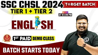 SSC CHSL 2024 | SSC CHSL English | Paid Demo Class #1 | SSC CHSL 2024 Preparation | Bhragu Sir