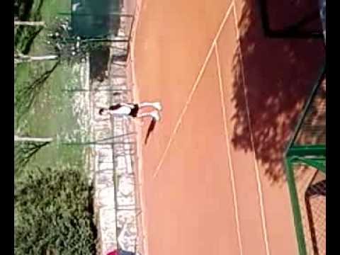 Walter Trusendi nel primo set