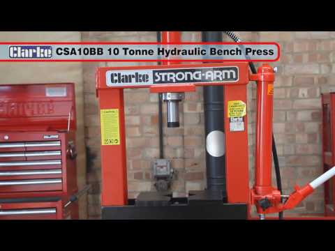 Clarke CSA10BB 10 Tonne Hydraulic Bench Press (Without Kit)