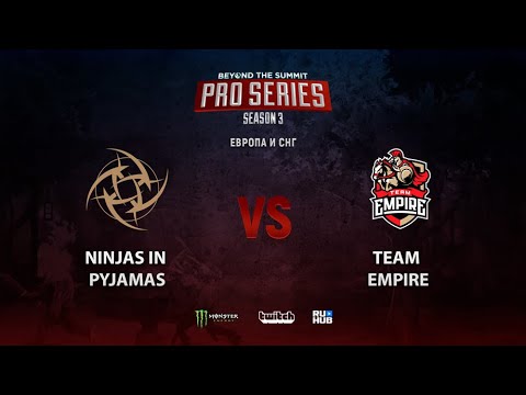 Ninjas in Pyjamas vs Team Empire, BTS Pro Series Season 3: Europe/CIS, bo2, game 2 [Mila & Inmate]