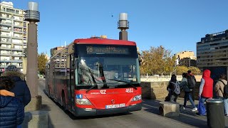 Autobús 4652 Avanza Zaragoza Tata Hispano Area Irisbus línea 28 (Zaragoza) Diciembre 2022