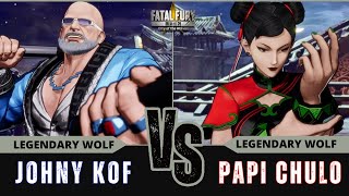 FF:CotW 🐺 JOHNY KOF (Mr.Big) vs PAPI CHULO (Chun-Li)⭐Replay Match - FATAL FURY: CotW - 12/25