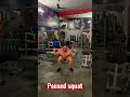 Paused squat . #bodybuilding #gymlover #ytshorts #fitness #motivation #workout #shortsvideo #legday