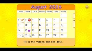 Starfall Daily Calendar - August 17, 2026