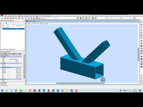 AUTODESK ROBOT TUTORIAL|| Full Tutorial Designing of Steel connection E07