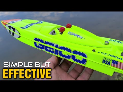 How I Tuned This Untunable Rc Boat - Proboat Gieco 17" Power Boat Racer - Fun Rc Boat