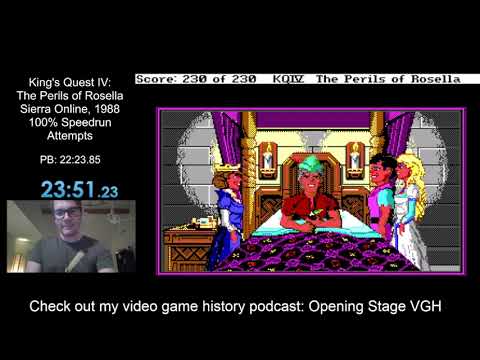 Kings Quest IV: The Perils of Rosella - 100% Speedrun (22:07.64)
