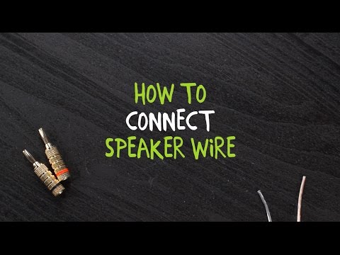 How to Connect Speaker Wire to a Binding Post