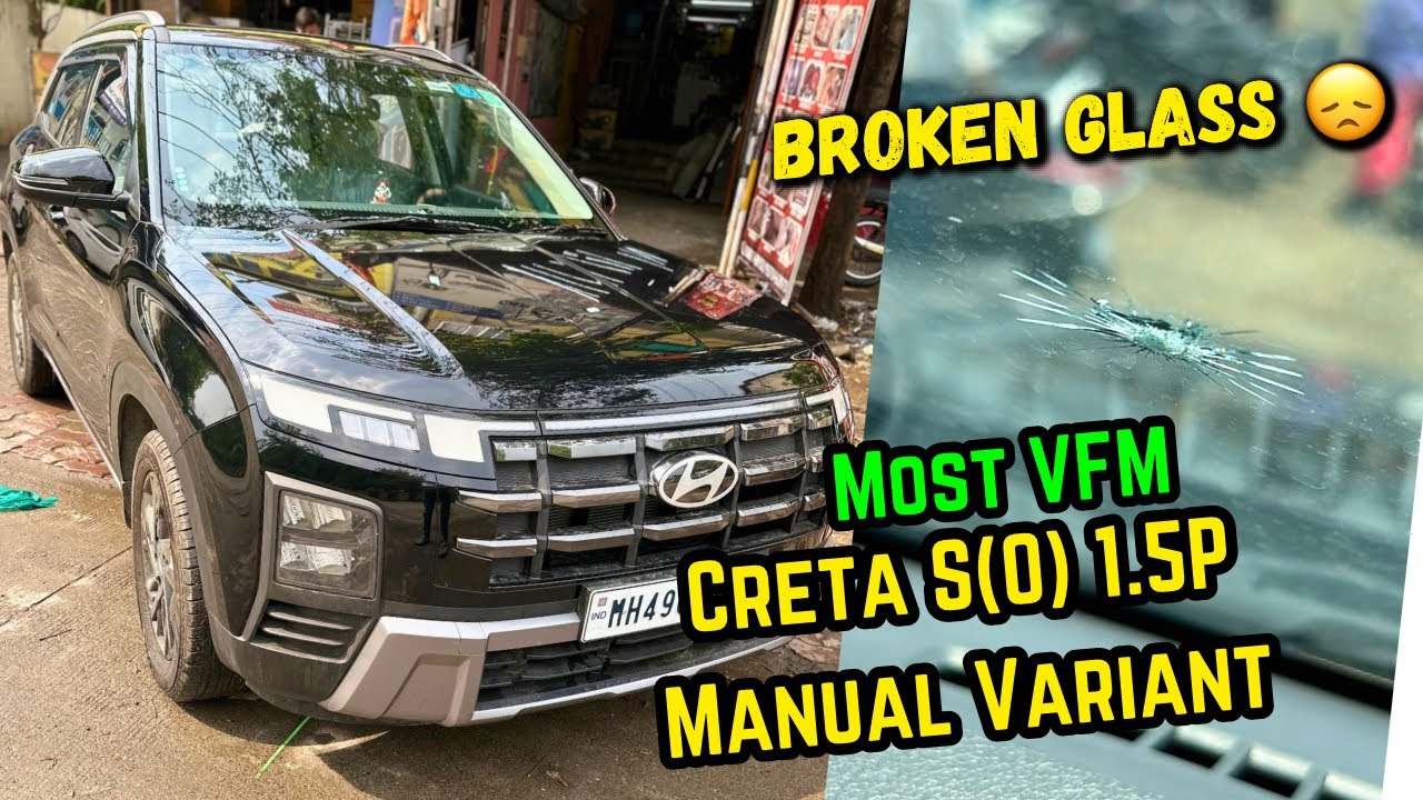 City Drive Review & Broken Glass Story - Hyundai Creta S(O) 1.5 Petrol Manual | Nagpur PPF TPU Work