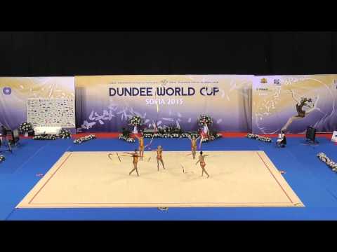 FIG RG Dundee World Cup 2015 - Brazil - 5 ribbons