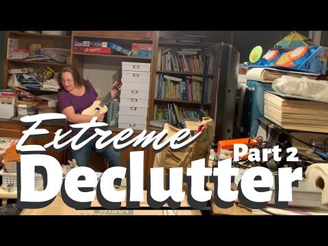 EXTREME DECLUTTER - BASEMENT PLAYROOM and HOMESCHOOL BASKETS - [Extreme Declutter Series Part 2]