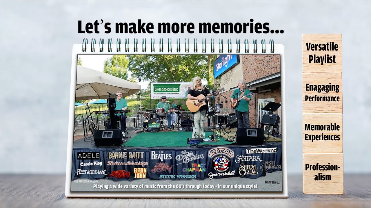 Promotional video thumbnail 1 for Green Shoebox Band