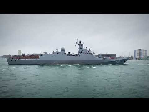 Algerian National Navy I ANS Adhafer (920), is a class C28A Multi-role stealth corvette