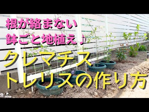 なぜトレリスを修正するのか 柱を立てる 穴を掘る セメントの安定性 プライバシーフェンス