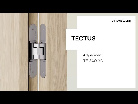 TECTUS TE 340 3D - Adjustment