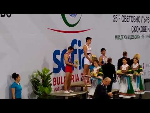 CISAG : Trampoline - CMGA 2017 à Sofia - Marseillaise Brendan