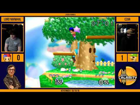 Keystoned II | lord narwhal (Ness) vs Czar (Luigi) - Losers Round 6 - Super Smash Bros.