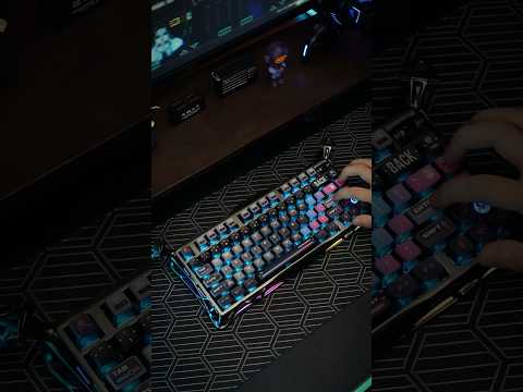 Клавіатура бездротова GravaStar Mercury K1 Pro Cyberpunk (GSK1PRO_CBLK)