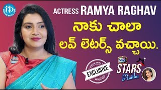 Actress Ramya Raghav Exclusive Interview || Soap Stars With Anitha