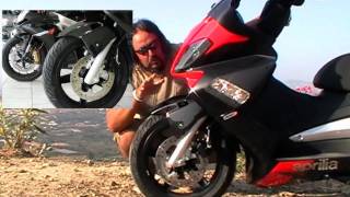 APRILIA SR MAX 300 I.E.  KOKKINA FEGARIA TEST