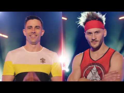 Sean Bryan and Adam Rayl - Qualifying Side-by-Side Fast Forwards | American Ninja Warrior Season 14