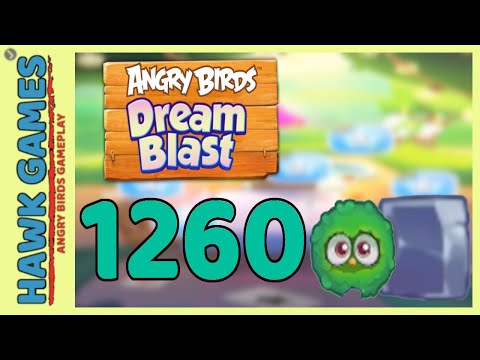Angry Birds Dream Blast Level 1260 - Walkthrough, No Boosters