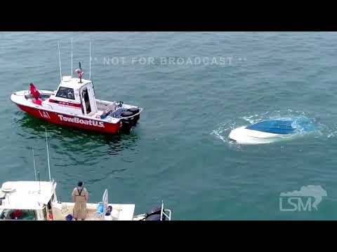 05-15-2022 Bourne, MA - Water Rescue-  Capsized Boat Several Rescued Off Cape Cod