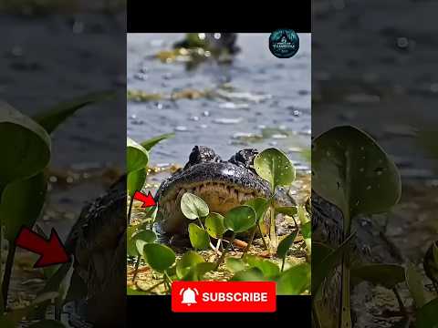 மரண வாயில் அமர்ந்து விருந்து உண்ணும் பறவை!🐊😱முதலை ஏன் அதைச் சாப்பிடவில்லை?#shorts #shortfeed #animal