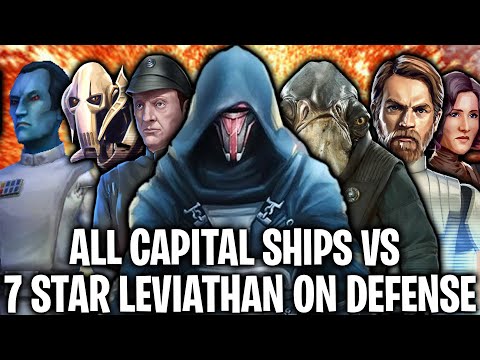 CG FINALLY RESPONDS! Leviathan Fixes Coming -  7 Star Darth Revan Leviathan on Defense vs ALL Fleets
