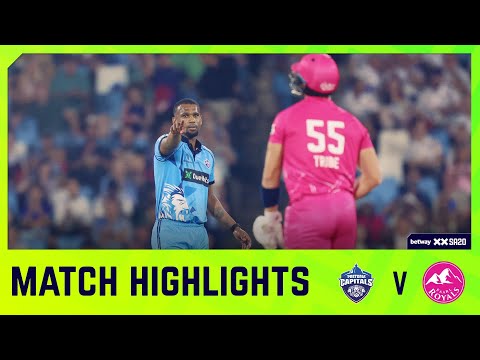 Pretoria Capitals vs Paarl Royals | Match 25 Highlights | Betway SA20