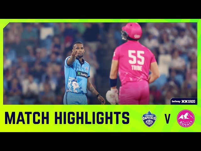 Pretoria Capitals vs Paarl Royals | Match 25 Highlights | Betway SA20