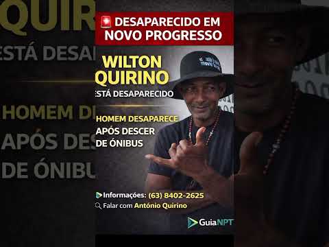 Homem desaparece na madrugada ao descer na rodoviária de Novo Progresso