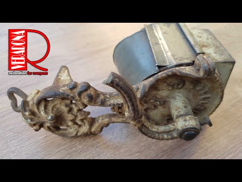 Rusty old Excelsior nut grinder - Restoration