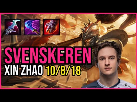 SVENSKEREN - XIN ZHAO vs NIDALEE Jungle - NA Challenger - Patch 11.7