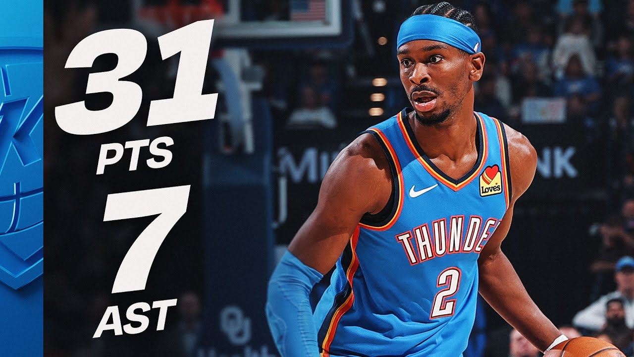 SGA's 31 Points Lead OKC To 6-0 Start | October 30, 2025