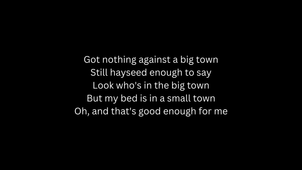 John Mellencamp - Small Town - Karaoke w/ Lyrics