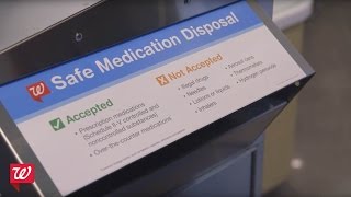 Walgreens Announces Safe Medication Disposal Kiosks and Easier Access to Naloxone