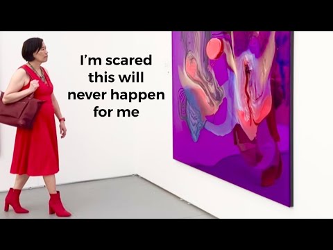 Ich bin eine 49-jährige Künstlerin und möchte in New Yorker Galerien ausstellen.