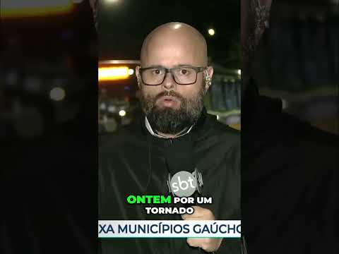 TRAGÉDIA: CICLONE NO SUL DEVASTA FLORES DA CUNHA! #sbtnews #brasil  #noticias #insegurança #perigo