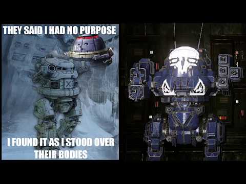 [MWO] Urbanmech Pushing the Frozen City