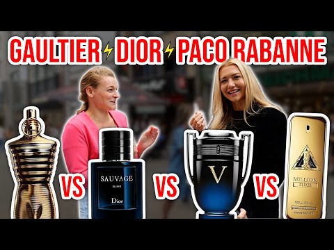 Le Male Elixir vs Sauvage Elixir vs Invictus Elixir vs One Million Elixir | Straßenumfrage!