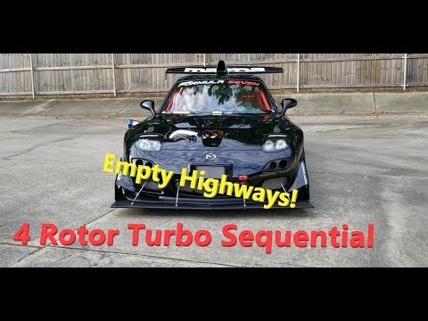 Turbo 4 Rotor F1 Air Shifted Sequential BLASTS Highways During Social Distancing!