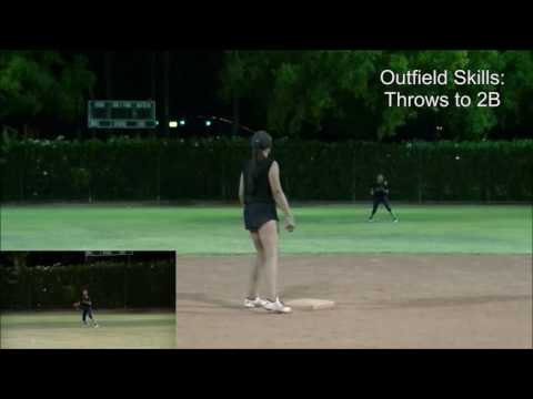 Kathleen Georges Skills Video 2022 Outfield Shortstop