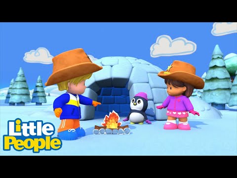 Little People | Make a Campfire with Us! SMORES! 🔥 | Educational | Little People Fisher Price - Kids TV Series, Kingdom Kids Zone - Little People - Fisher Price
